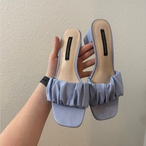 French Connection Sandal Heels in Blue Size 7.5